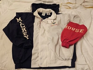 DE COLECCIÓN RARA Chaqueta Mickey Capucha MED Azul Blanco Rojo Disney American Spirit, EX ESTADO - Imagen 1 de 18