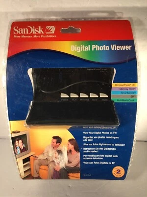 NEW Digital Photo Viewer W/ Remote SanDisk SDV1-A SD Compact Memory Stick Smart - Image 1 of 4