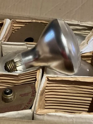 Lot 6 Heat Lamp Bulbs 150W Long Life 4000 hrs - Image 1 of 2
