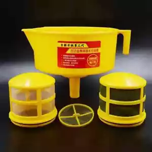 Filtro carburante separatore olio-acqua imbuto filtro carburante con filtro benzina diesel - Foto 1 di 24