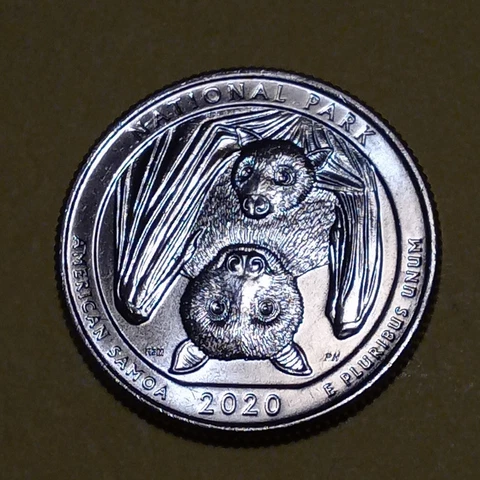 2020w-WEST POINT*BAT*SAMOA"GEM"OBVERSE STRUCK TRU💥1-OF-A-KIND HEAD ERROR😳 Cover