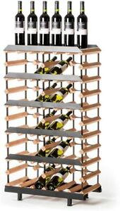 Fahrbares Marken Holz Weinregal RAXI präsentation für 30 Flaschen Vinothek Regal