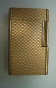 DUPONT Gold Lighter Used & Loved Large Size Vintage 1970s - Picture 1 of 12