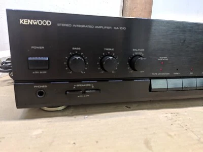 Amplificatore integrato Kenwood KA-1010 vintage hifi audio potente funzionante - Immagine 1 di 4