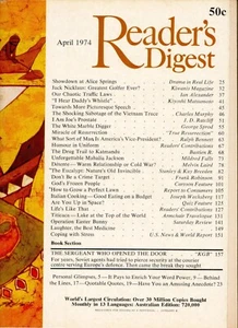 Reader's Digest Australia - April 1974 - Gerald Ford, Mahalia Jackson, Nicklaus - Picture 1 of 2