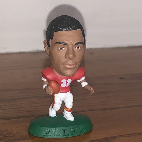 NFL HEADLINERS MARCUS ALLEN #32 KANSAS CITY CHIEFS COLLECTOR FIGURINE rare 💗j15 Cover