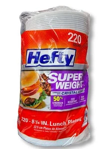 Hefty Super Weight 8 7/8 in Foam Plate, 220-count - Picture 1 of 6