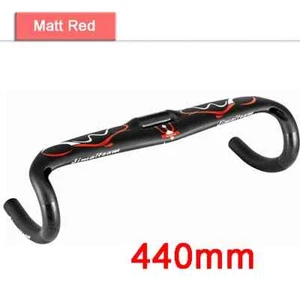 Full Carbon Road Bike Handlebar Internal Routing Bicycle Parts 400/420/440mm - Picture 1 of 27