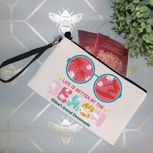 Cartera de documentos 'hippie' personalizada | Organizador de documentos navideños - Imagen 1 de 7