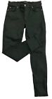 7 For All Mankind Skinny Ankle Pant Mid Rise Stretch Jegging Dark Green Size 28