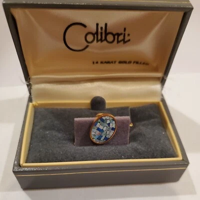 Father's Day Gift: Colibri Tie Tack. 14 KARAT GOLD FILLED. - Image 1 of 4