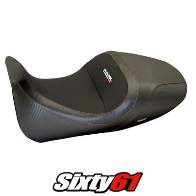 Cubierta de asiento negra terciopelo Ducati Diavel 2014 2015 2016 2017 2018 Tappezzeria Foto 1 de 4