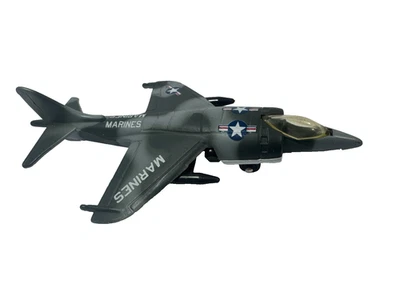 Matchbox Sky Busters Harrier Jet US Marines Diecast Collectible Plane 1980 - Image 1 of 4