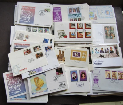 BRITISH COMMONWEALTH - SUPERB COLLECTN OF 400 x F.D.COVERS FOR ROYALTY 1970s/90s - Image 1 of 2