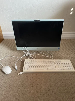 HP 22-C0073W All-in-one PC 22" Intel Celeron G4900t 4GB RAM 1TB HDD Desktop - Image 1 of 4