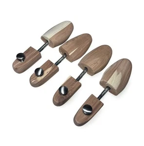 2 Pair Men's Cedar Shoe Trees Stretchers 13” Rochester Shoe Tree Co - Imagen 1 de 5