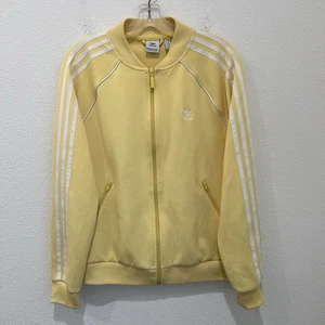 Adidas Originals Superstar 3 Stripes Track Jacket Donna Taglia M Giallo - Foto 1 di 10