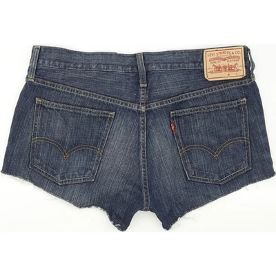 Levi's 507 Blue Hot Pants Vintage Denim Shorts W34 UK14 (79133) - Image 1 of 2