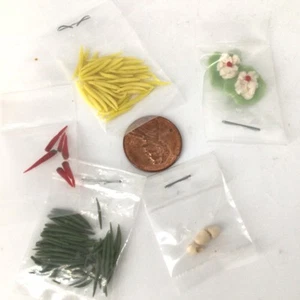 Miniature Vegetable Lot Mini Realistic Food Accessories Dollhouse, Crafting - Picture 1 of 5