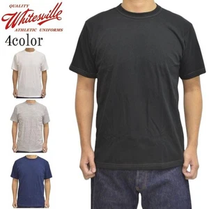 PACK DE 2 CAMISETAS WHITESVILLE Blanco/Negro/Azul Marino/Gris WV73544 Hecho en Japón - Imagen 1 de 14