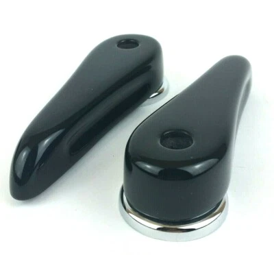 Juego de manijas de puerta para Austin Rover Mini negro brillante para minis clásicas Foto 1 de 4