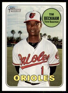 2018 Topps Heritage Tim Beckham Baltimore Orioles #616 - Picture 1 of 2