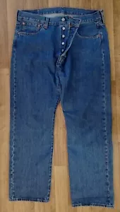 Vintage LEVI'S Red Tab 501 Button Jeans Size 38 X 30 Denim - Bild 1 von 6