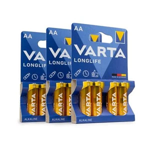 3x Varta 4106 LONGLIFE Mignon AA 1,5V BL4 Batterie 12 Stück - Bild 1 von 2