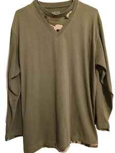 Camisa Para Hombre Galaxy By Harvic XL Manga Larga Verde Camuflaje Forrada Doble Capa - Imagen 1 de 4