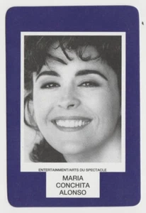 Maria Conchita Alonso 1993 Face to Face Game Card - Card from Canadian Game - Picture 1 of 2