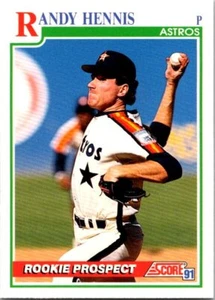 1991 Score #752 Randy Hennis - Picture 1 of 1