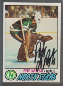 Autografiado 77/78 Topps Pete LoPriesti - Estrellas del Norte - Imagen 1 de 1