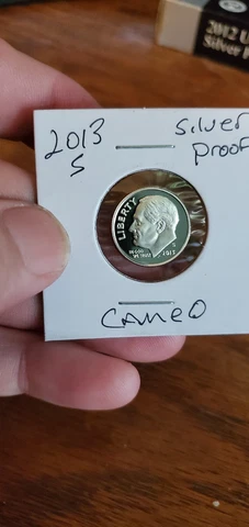 2013 S Roosevelt Dime Gem Deep Cameo 90% Silver Proof US Coin Cover