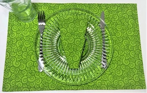 Spring Placemats Coasters Reversible DINING ACCENT SET OF 6 - Picture 1 of 4