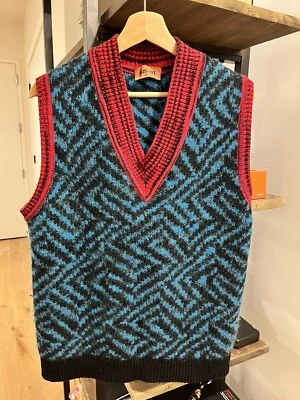 Missoni Men’s Medium Wool and Mohair Multicolored Sweater Vest  - Image 1 of 4