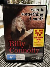 Billy Connolly - Was It Something I Said (DVD, 2007) Region 4 Fast Postage K