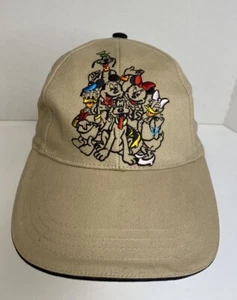 Disney Vintage Hat Cap Goofy Donald Duck Daisy Mickey Minnie Pluto Adjustable - Picture 1 of 6