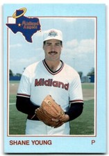 1988 Grand Slam Baseball Card Shane Young b Midland Angels #5