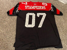 2007 CALGARY STAMPEDERS Reebok Team Signed "Stampeders 07" Jersey Official Sz XL