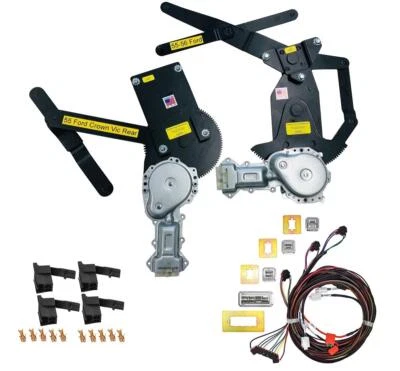 1955 - 1956 Ford 2DR Crown Vic/Victoria Front Doors & Rear Quarters Power Window - Image 1 of 4