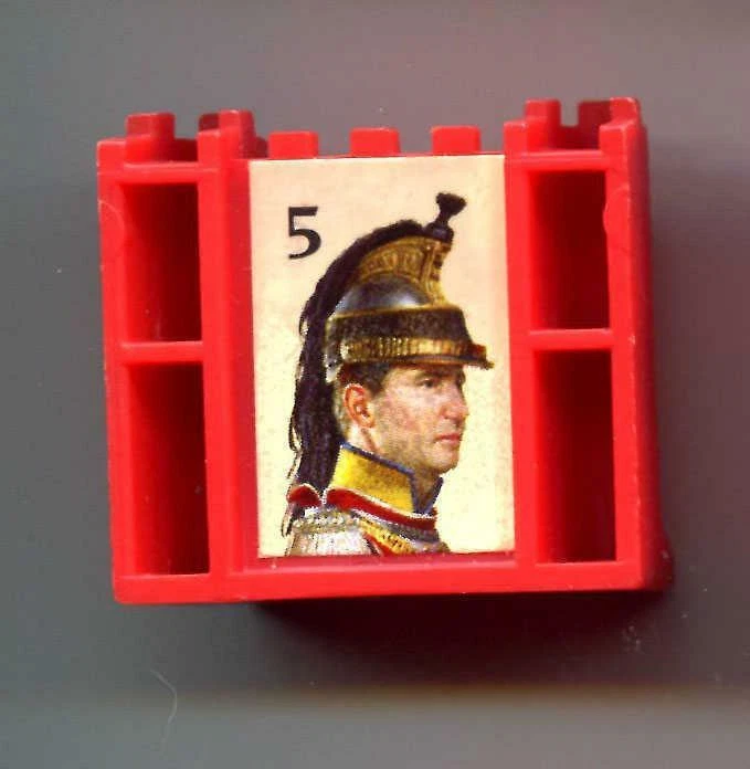 Red Lieutenant #5 Replacement Piece for the 1996 Stratego Board Game - Image 1 of 1
