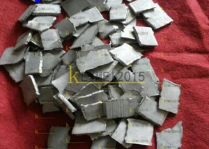 Hoja de metal de cobalto electrolítico de alta pureza 30 g 99,8 % - Imagen 1 de 1