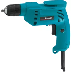 Makita 6408 3/8" Variable Speed with Keyless Chuck Drill -Corded Low Noise(79dB) - Picture 1 of 1