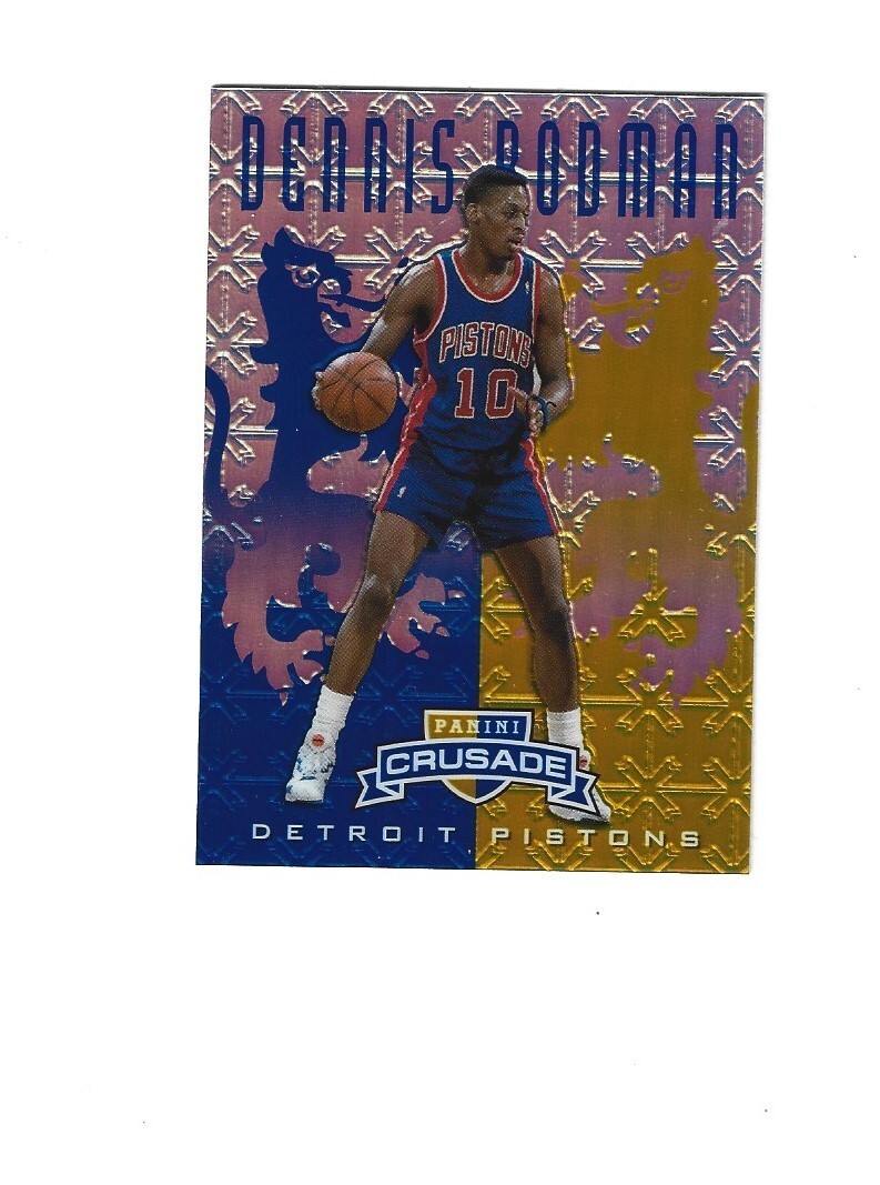2012-13 Panini Crusade Insert Blue #107 Dennis Rodman  DETROIT PISTONS