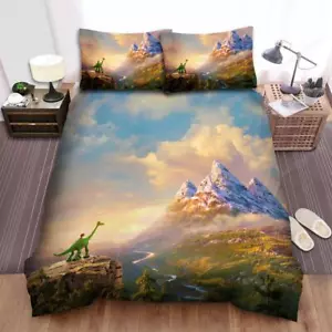 The Good Dinosaur 2015 Gorgeous Mountains Movie Poster Quilt Duvet Cover Set - Picture 1 of 8