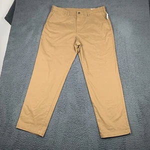Gap Mens Pants 38x32 Relaxed Brown Stretch For Good Chino Pockets Casual - Picture 1 of 12