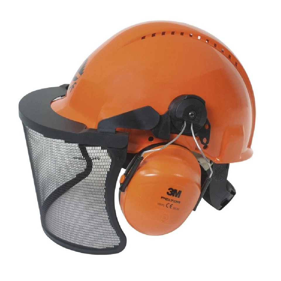 3M Forsthelm 3MO315C Waldarbeiterhelm Helm-Set Forst Peltor Gehörschutz - orange - Bild 1 von 1