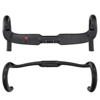 Carbon Road Bike Handlebar 31.8 X 380/400/420/440mm Internal Routing Drop Bar - Image 1 of 4