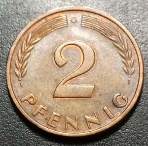 GERMANY-- FEDERAL REPUBLIC-- 1964--2 Pfennig--World Coins - Picture 1 of 2
