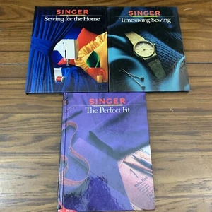 3 Libros Cantante Costura Referencia Biblioteca Costura para el Hogar Ahorro de Tiempo Perfecto... - Imagen 1 de 6